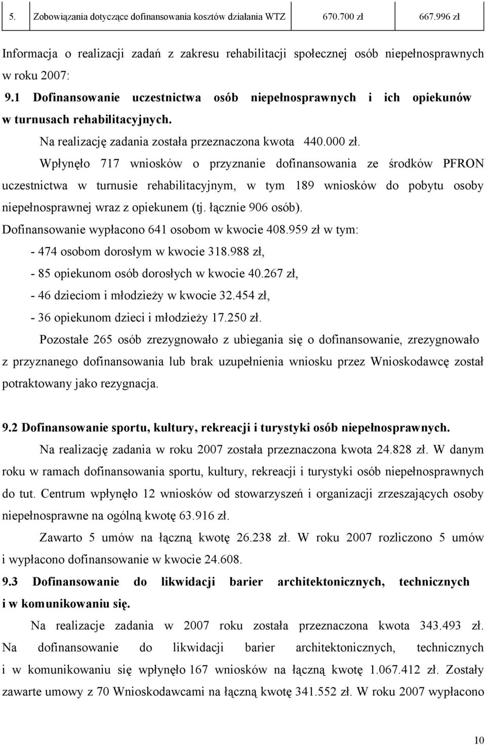 Wpłynęło 717 wniosków o przyznanie dofinansowania ze środków PFRON uczestnictwa w turnusie rehabilitacyjnym, w tym 189 wniosków do pobytu osoby niepełnosprawnej wraz z opiekunem (tj.