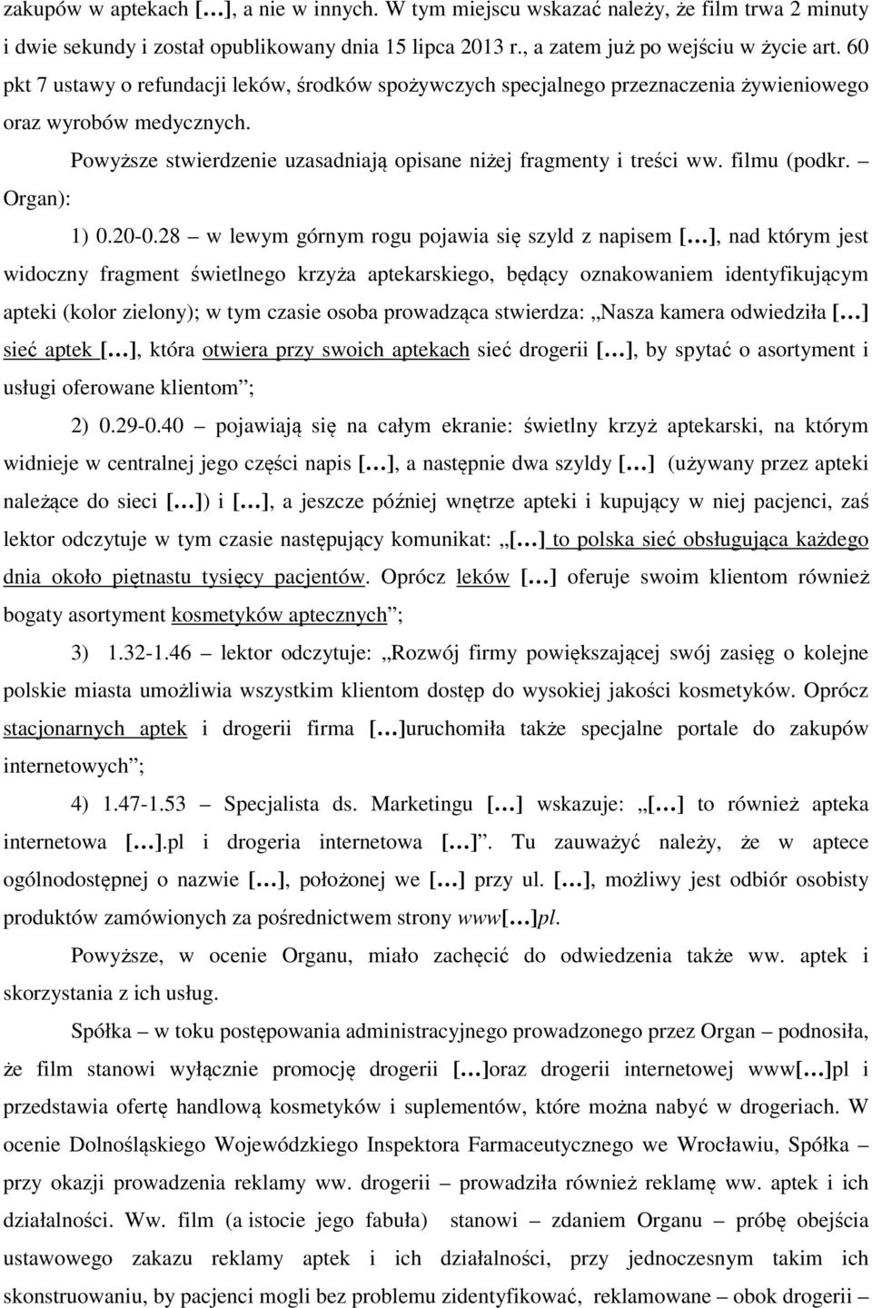 filmu (podkr. Organ): 1) 0.20-0.