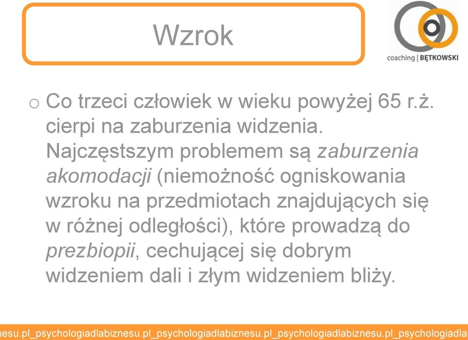 na przedmitach znajdujących się w różnej dległści), które prwadzą d