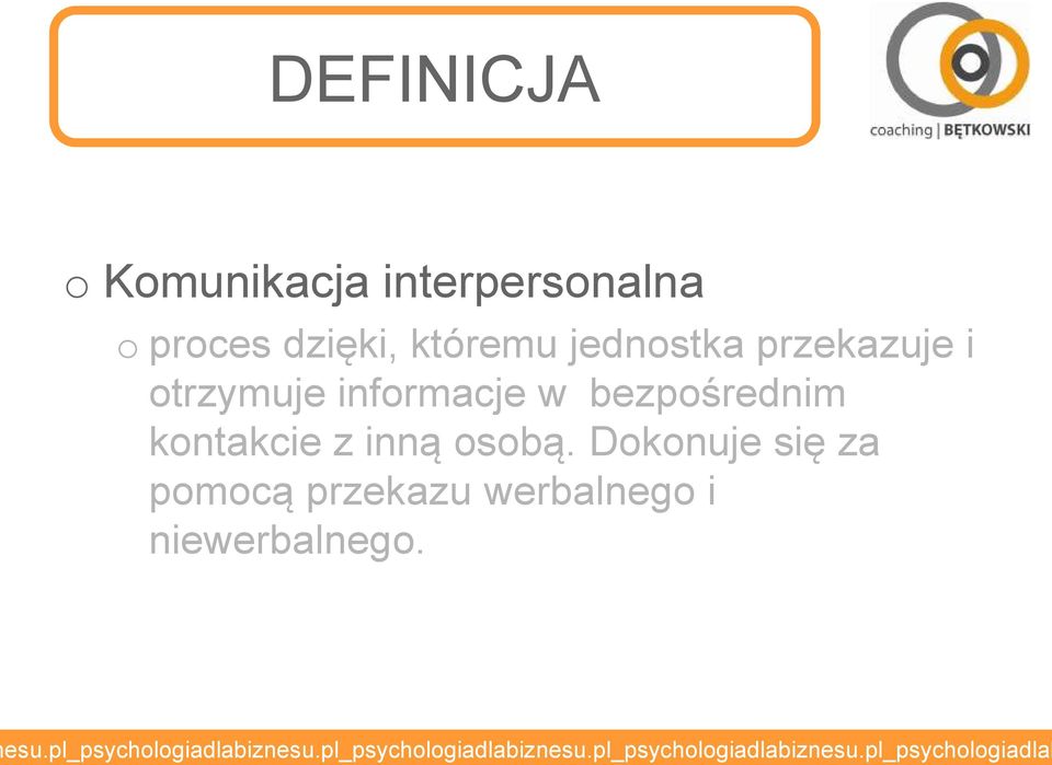 infrmacje w bezpśrednim kntakcie z inną sbą.