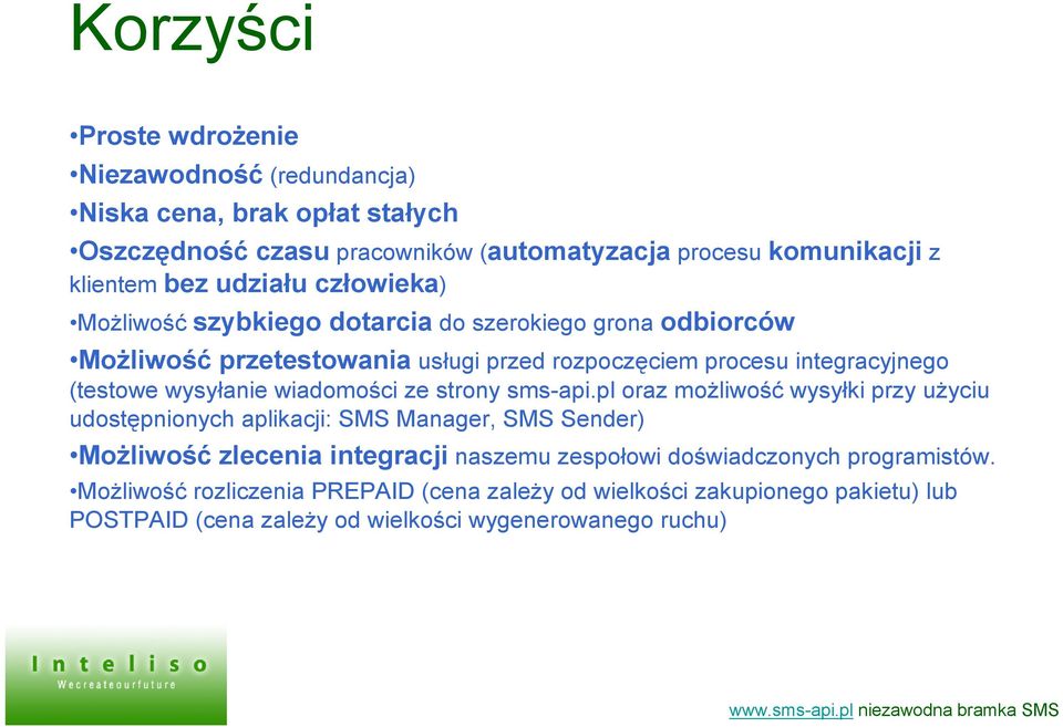 wysyłanie wiadomości ze strony sms-api.