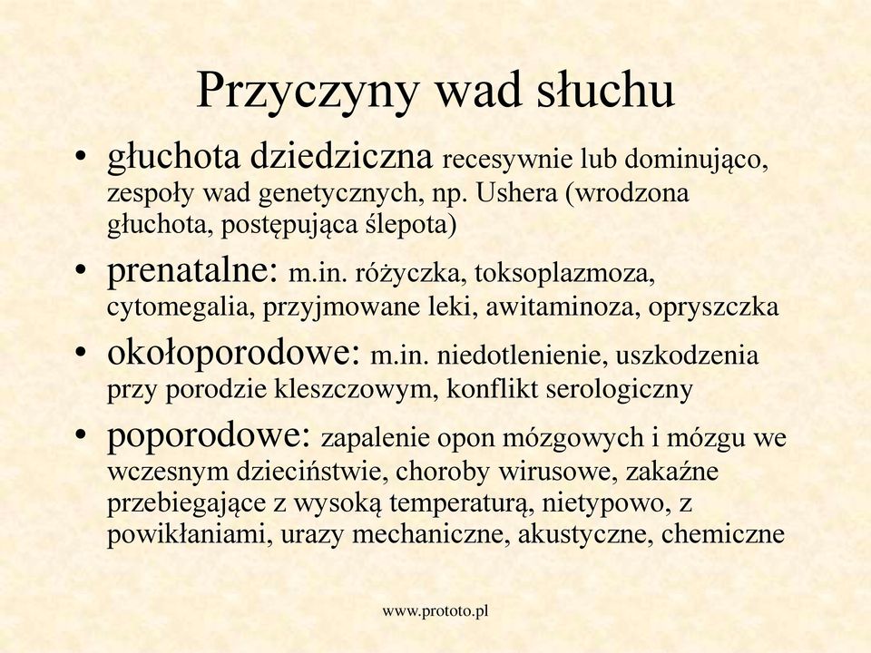 różyczka, toksoplazmoza, cytomegalia, przyjmowane leki, awitamino