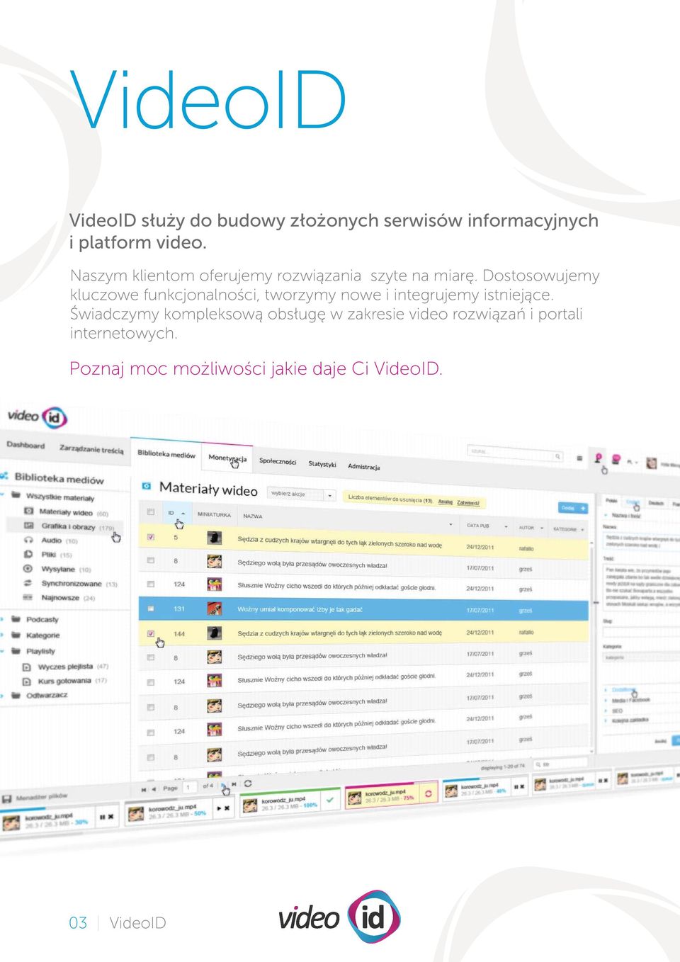 Dostosowujemy kluczowe funkcjonalności, tworzymy nowe i integrujemy istniejące.