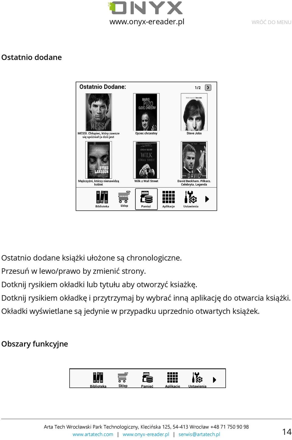 Dotknij rysikiem okładki lub tytułu aby otworzyć ksiażkę.