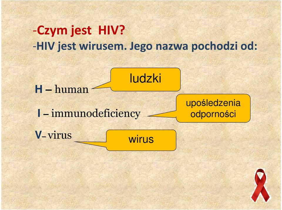 Jego nazwa pochodzi od: H human