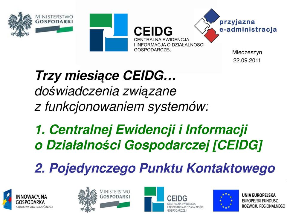 Centralnej Ewidencji i Informacji o Działalności