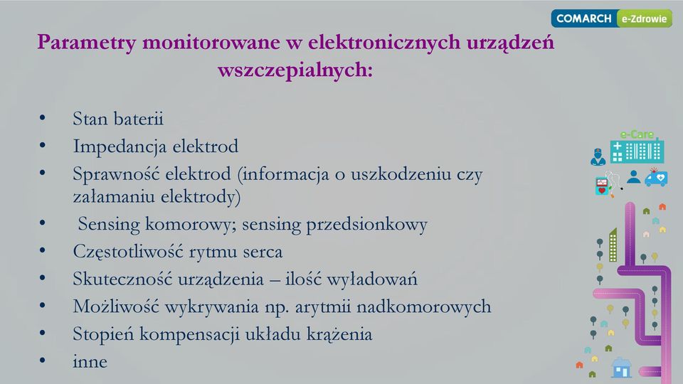 komorowy; sensing przedsionkowy Częstotliwość rytmu serca Skuteczność urządzenia ilość