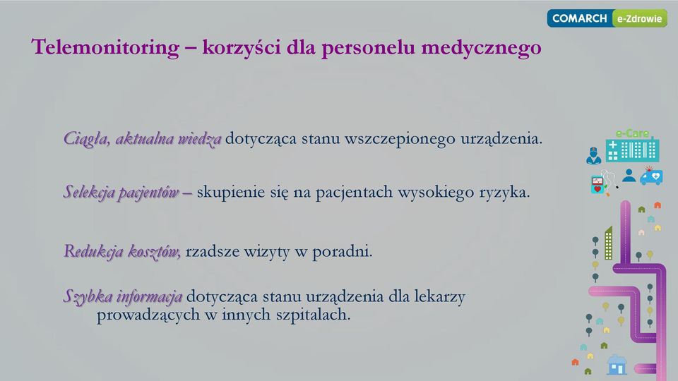 Selekcja pacjentów skupienie się na pacjentach wysokiego ryzyka.