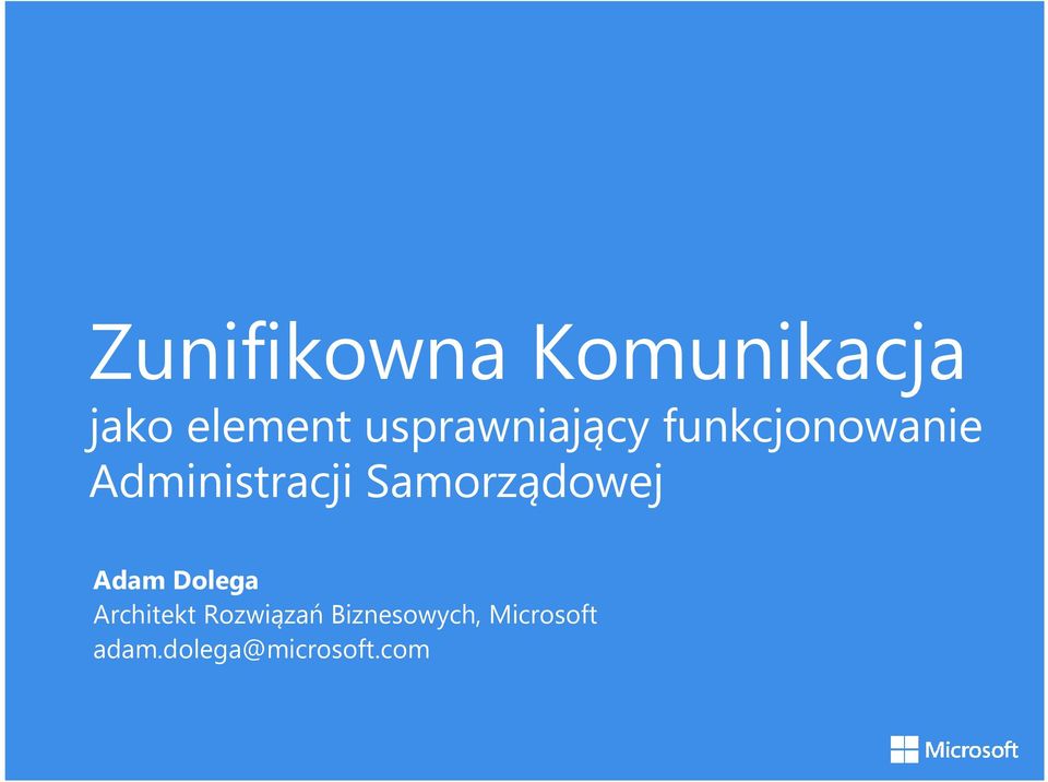 Samorządowej Adam Dolega Architekt