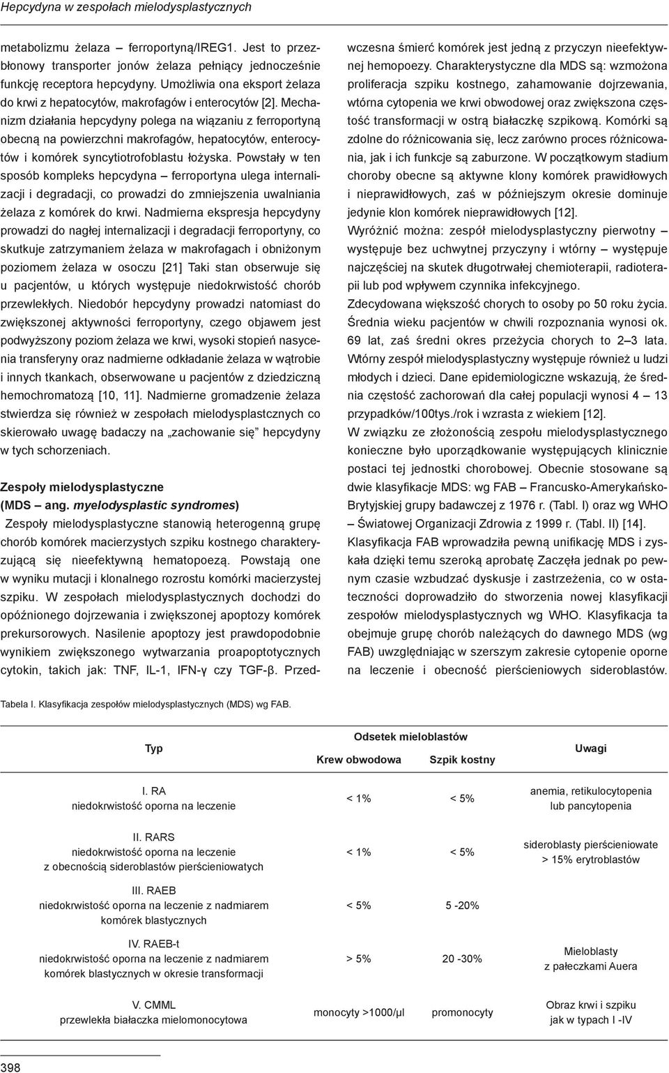 Mechanizm działania hepcydyny polega na wiązaniu z ferroportyną obecną na powierzchni makrofagów, hepatocytów, enterocytów i komórek syncytiotrofoblastu łożyska.