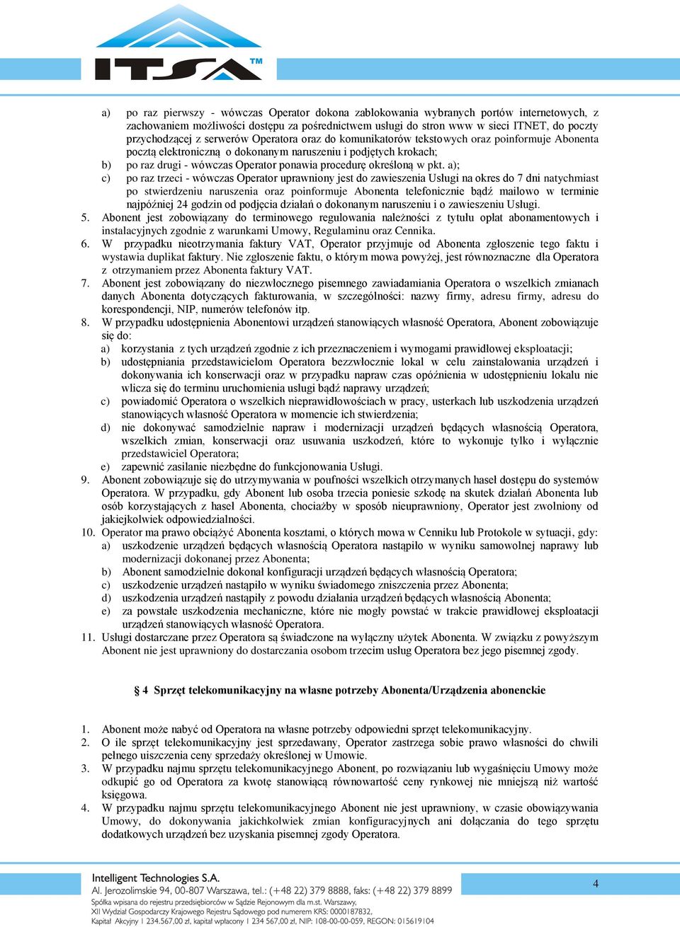 określoną w pkt.