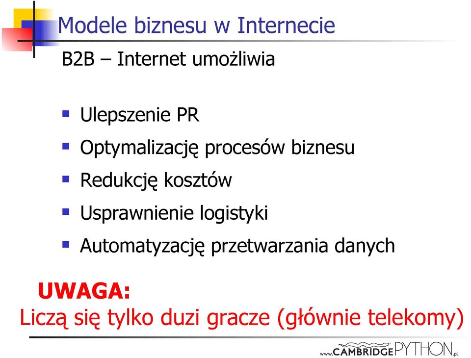 Usprawnienie logistyki Automatyzację