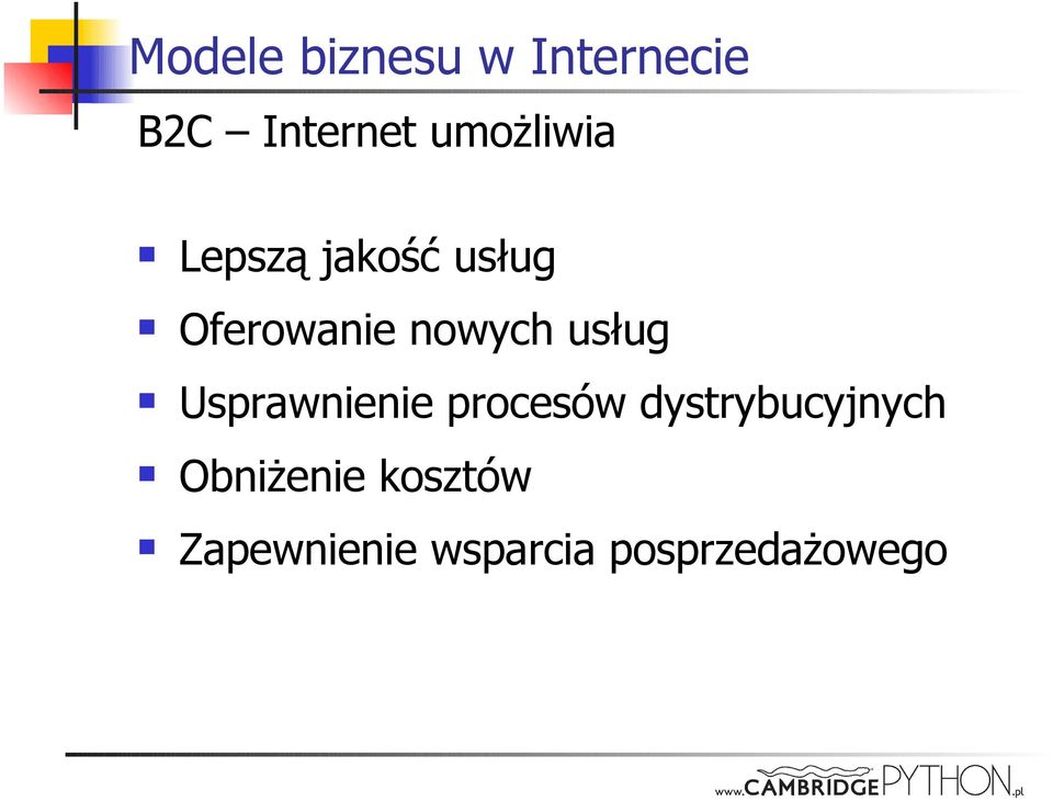 Usprawnienie procesów dystrybucyjnych