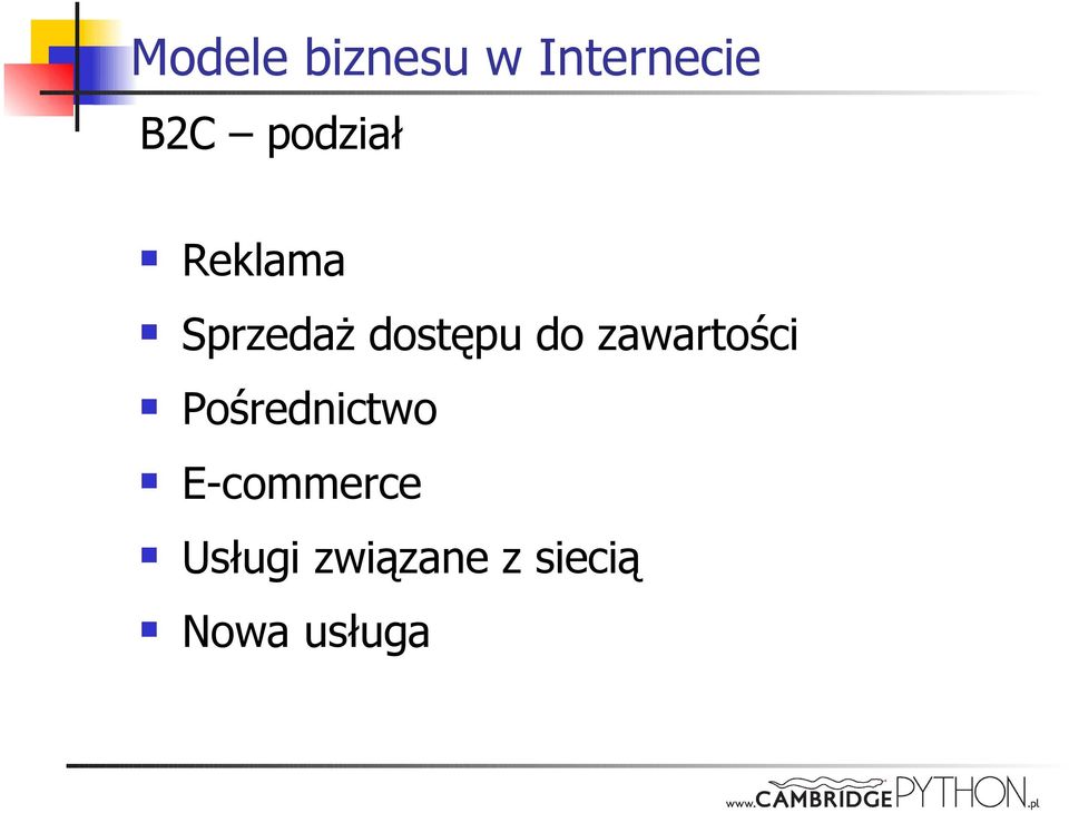 zawartości Pośrednictwo