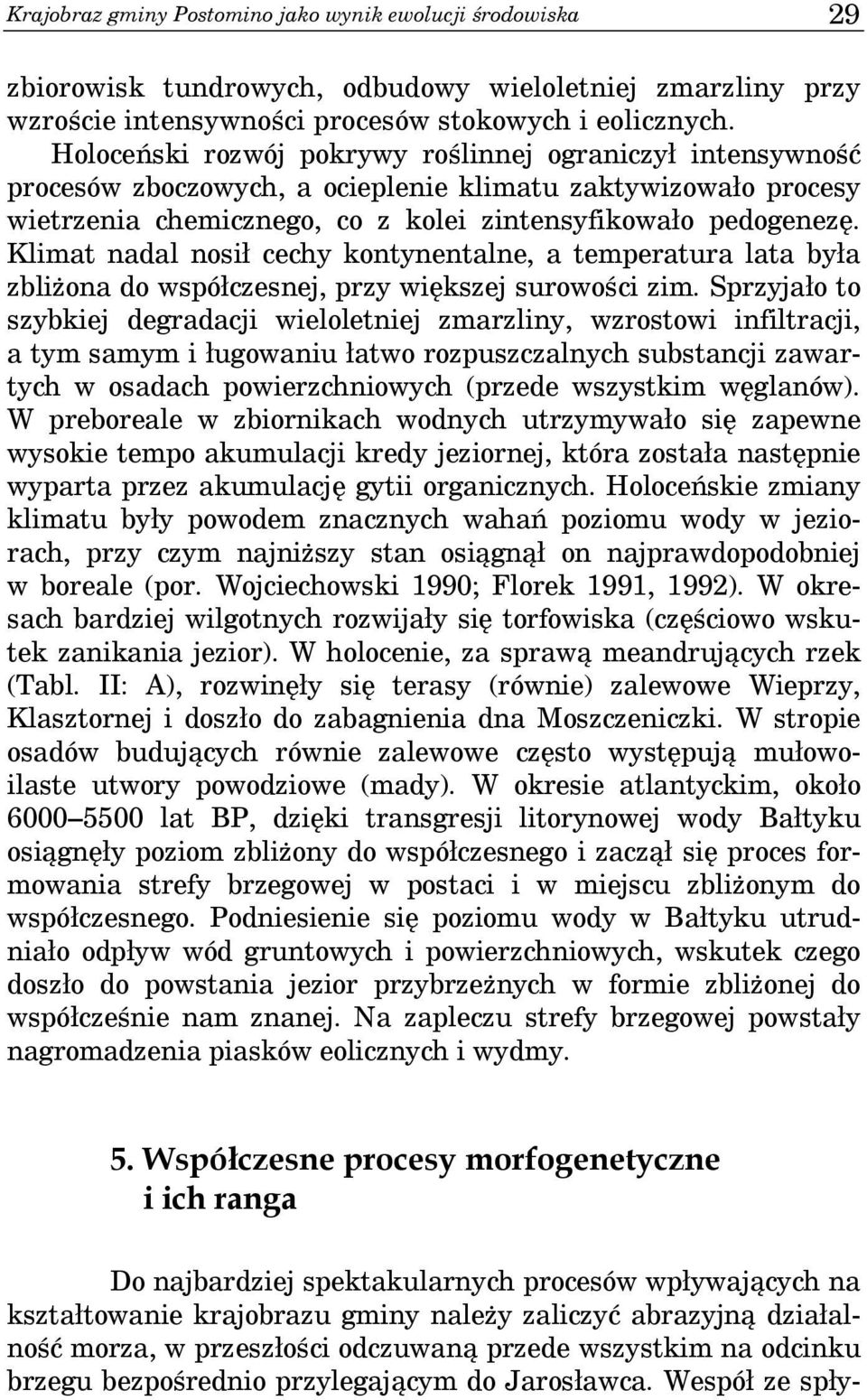Klimat nadal nosił cechy kontynentalne, a temperatura lata była zbliżona do współczesnej, przy większej surowości zim.