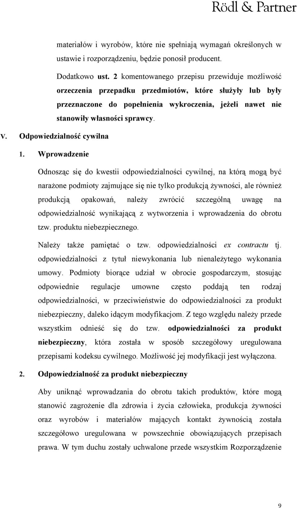 Odpowiedzialność cywilna 1.