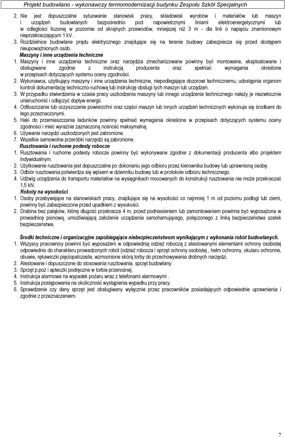 Maszyny i inne urządzenia techniczne 1.