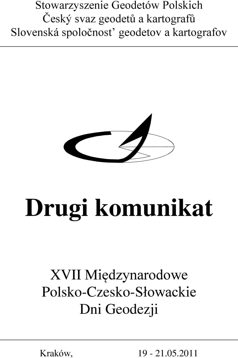 a kartografov Drugi komunikat XVII Międzynarodowe