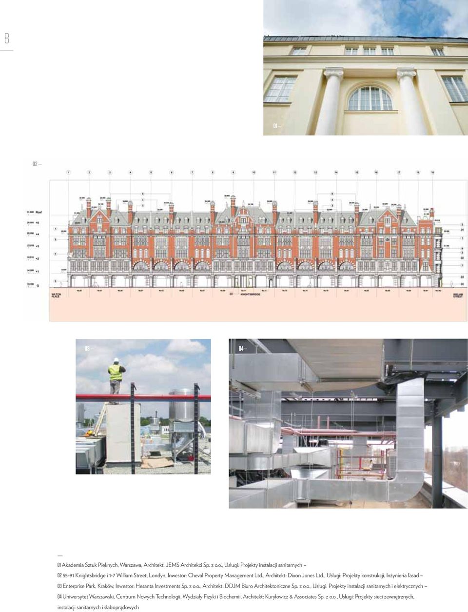 , Usługi: Proj