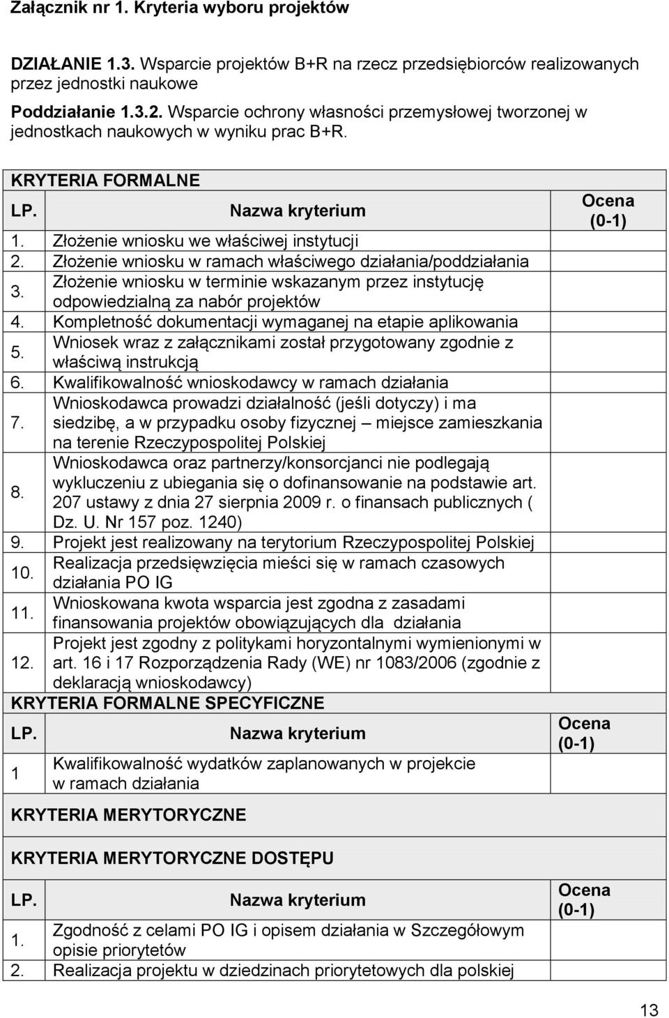 Złożenie wniosku w ramach właściwego działania/poddziałania 3. Złożenie wniosku w terminie wskazanym przez instytucję odpowiedzialną za nabór projektów 4.