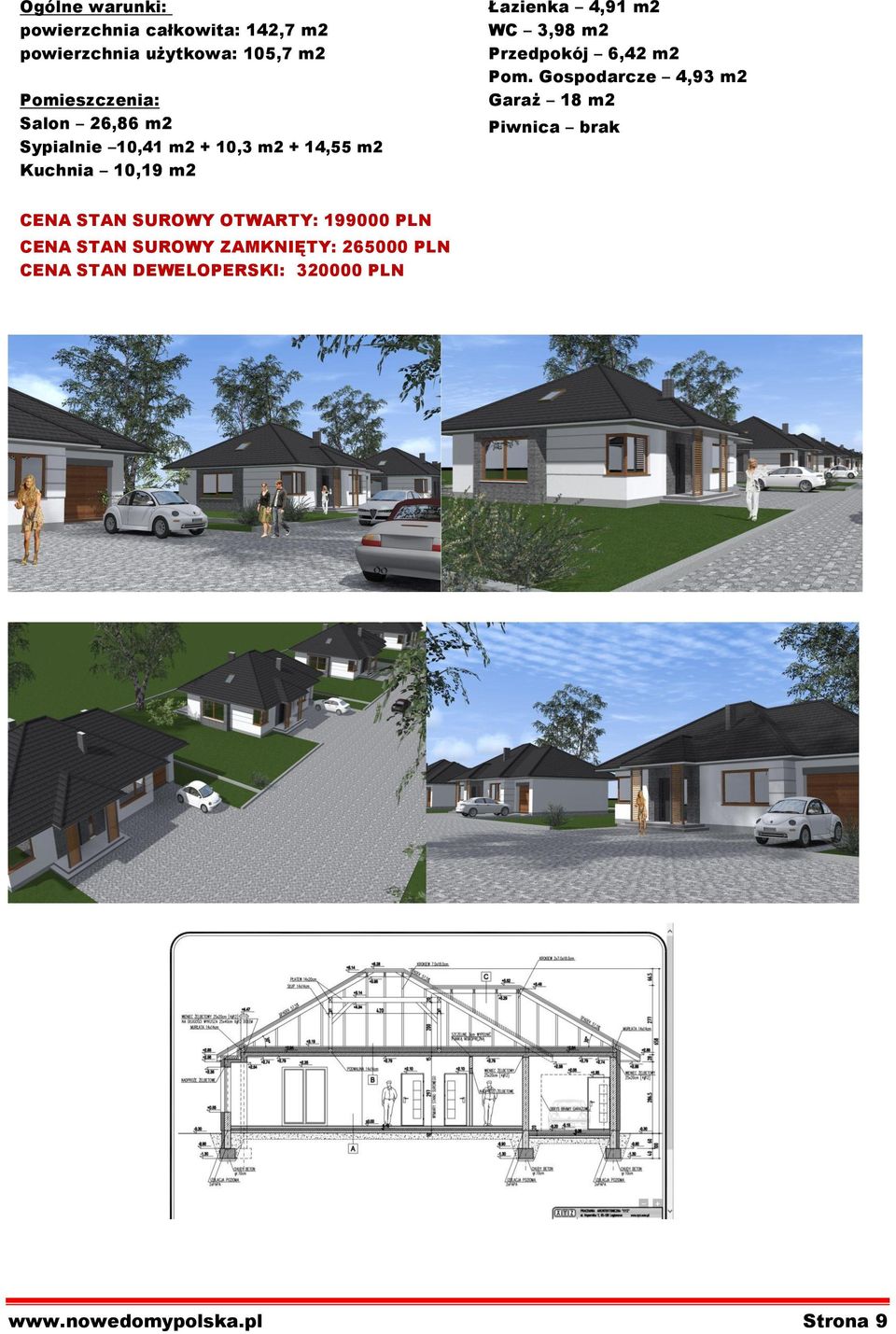 Przedpokój 6,42 m2 Pom.