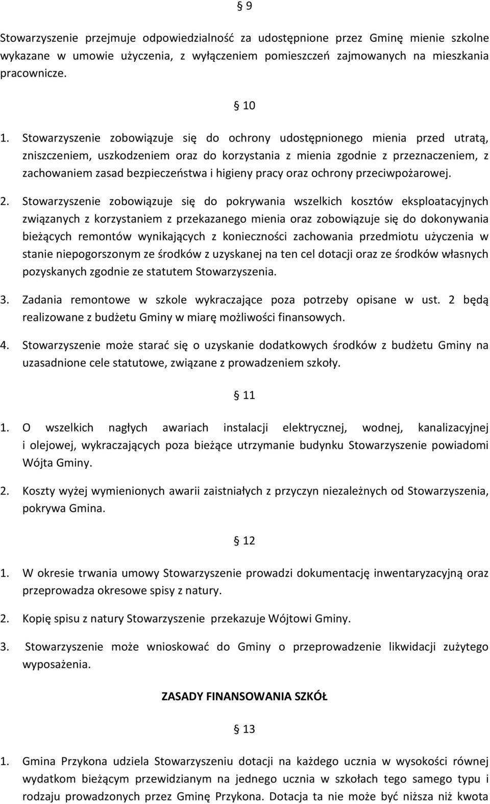 higieny pracy oraz ochrony przeciwpożarowej. 2.