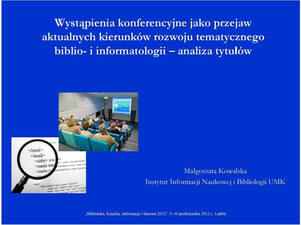 biblio- i informatologii analiza tytułów