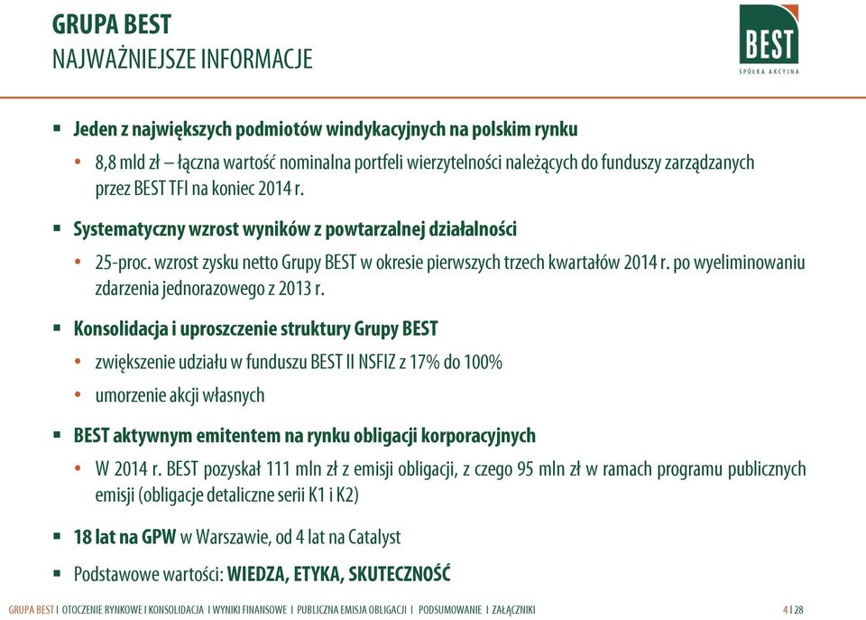 po wyeliminowaniu zdarzenia jednorazowego z 2013 r.