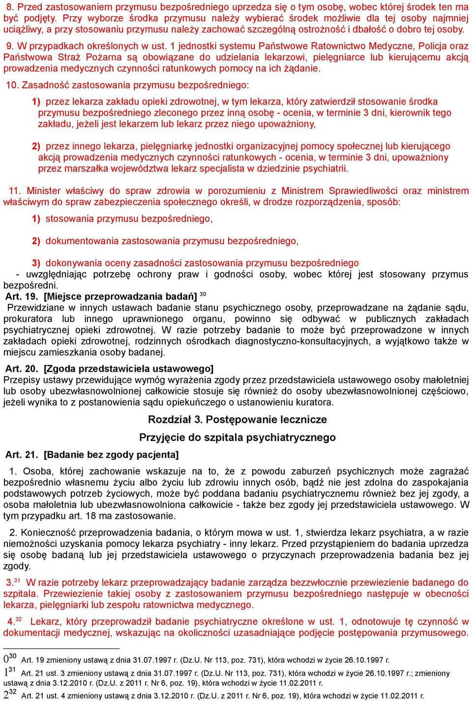 W przypadkach określonych w ust.