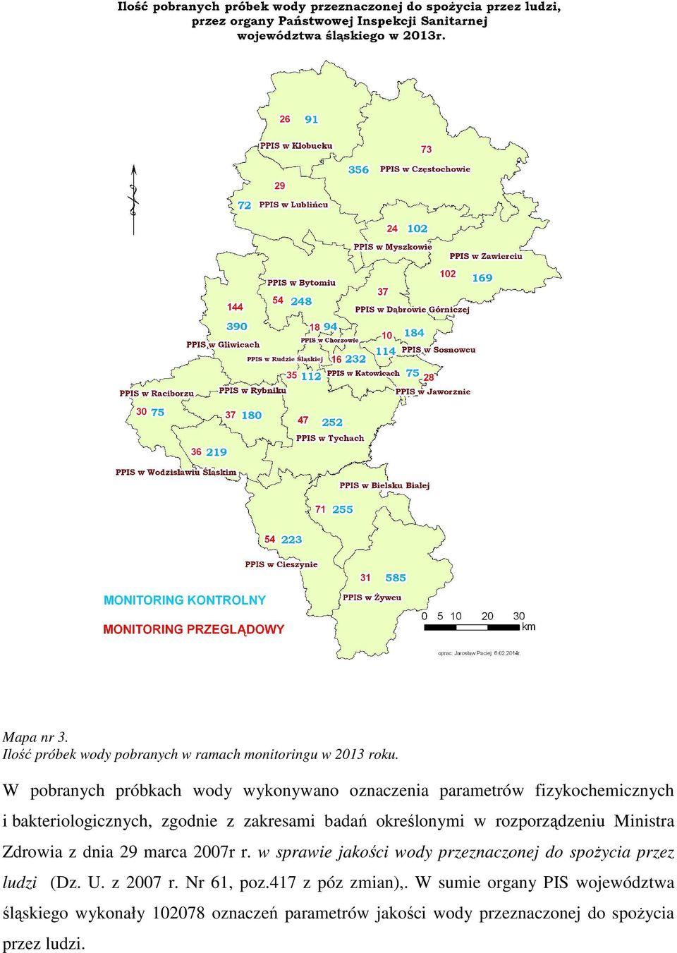 określonymi w rozporządzeniu Ministra Zdrowia z dnia 29 marca 2007r r.