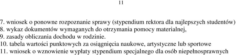 zasady obliczania dochodu w rodzinie. 10.