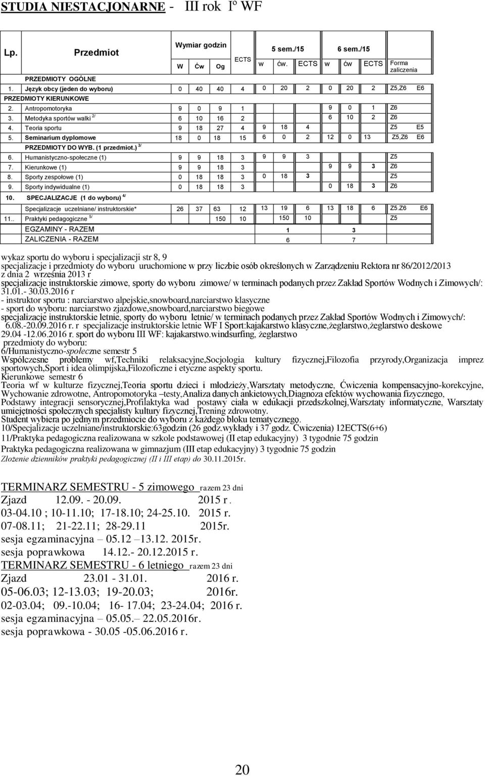 Seminarium dyplomowe 18 0 18 15 6 0 2 12 0 13 Z5,Z6 E6 PRZEDMIOTY DO WYB. (1 przedmiot.) 3/ 6. Humanistyczno-społeczne (1) 9 9 18 3 9 9 3 Z5 7. Kierunkowe (1) 9 9 18 3 9 9 3 Z6 8.