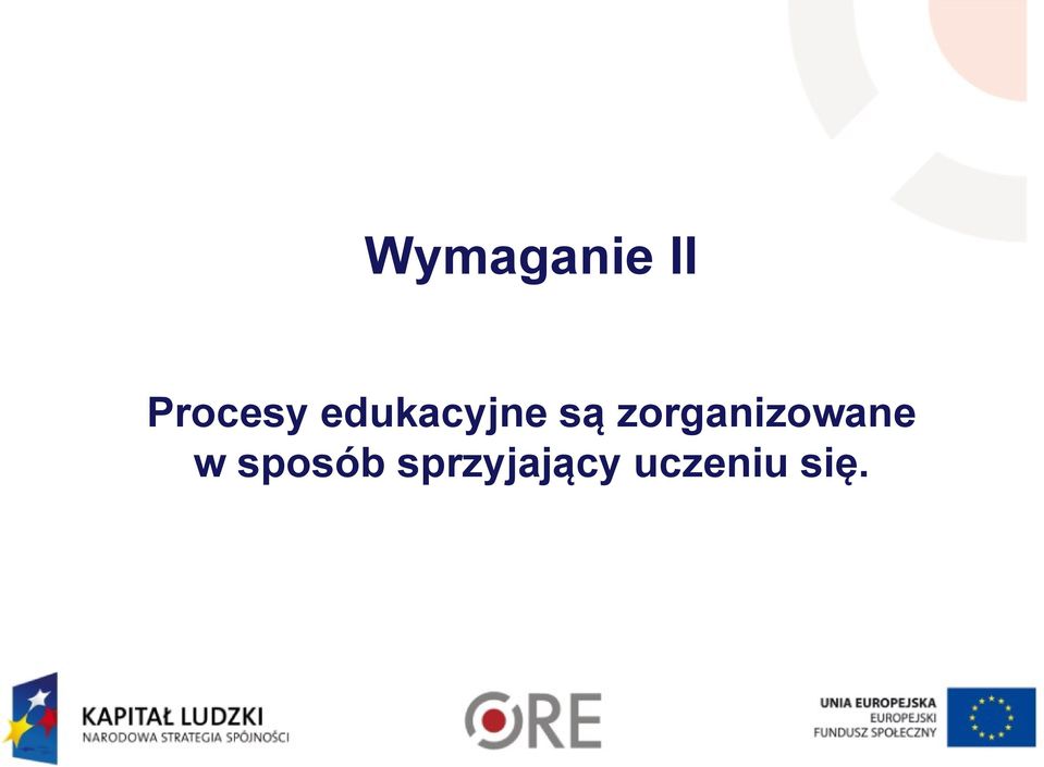 zorganizowane w