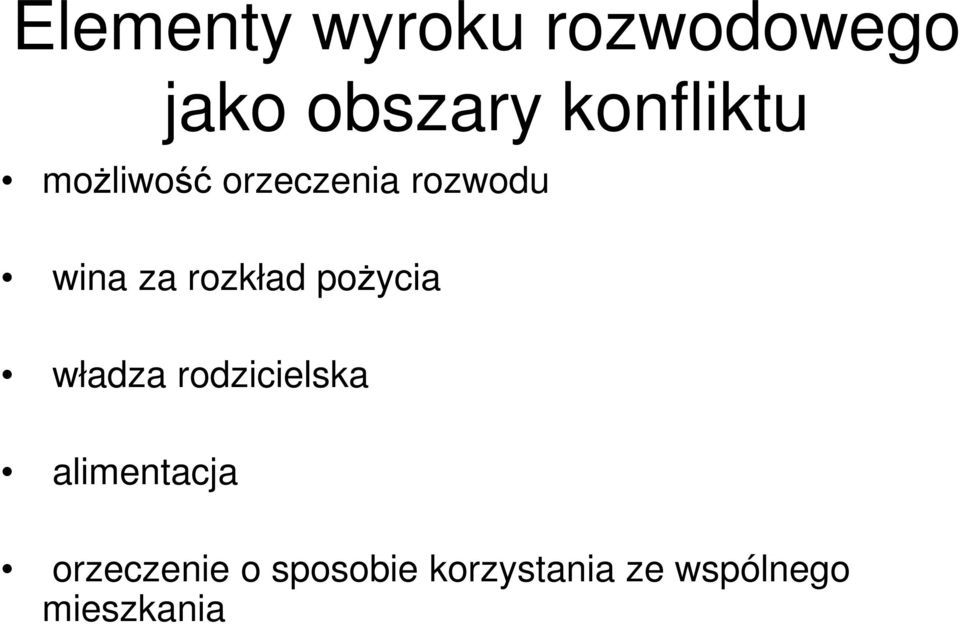 rodzicielska alimentacja jako obszary konfliktu