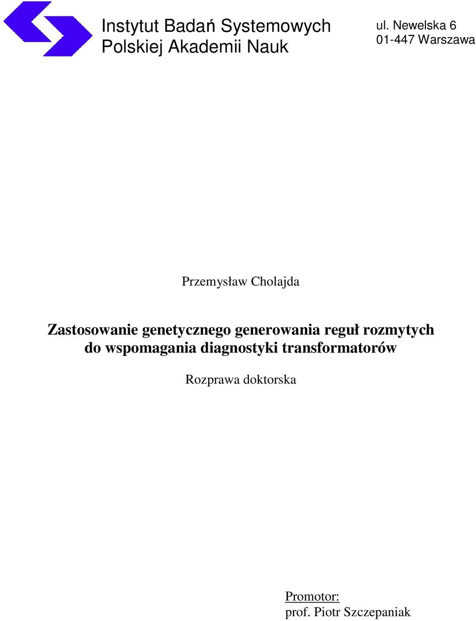 genetycznego generowana reguł rozmytych do wspomagana