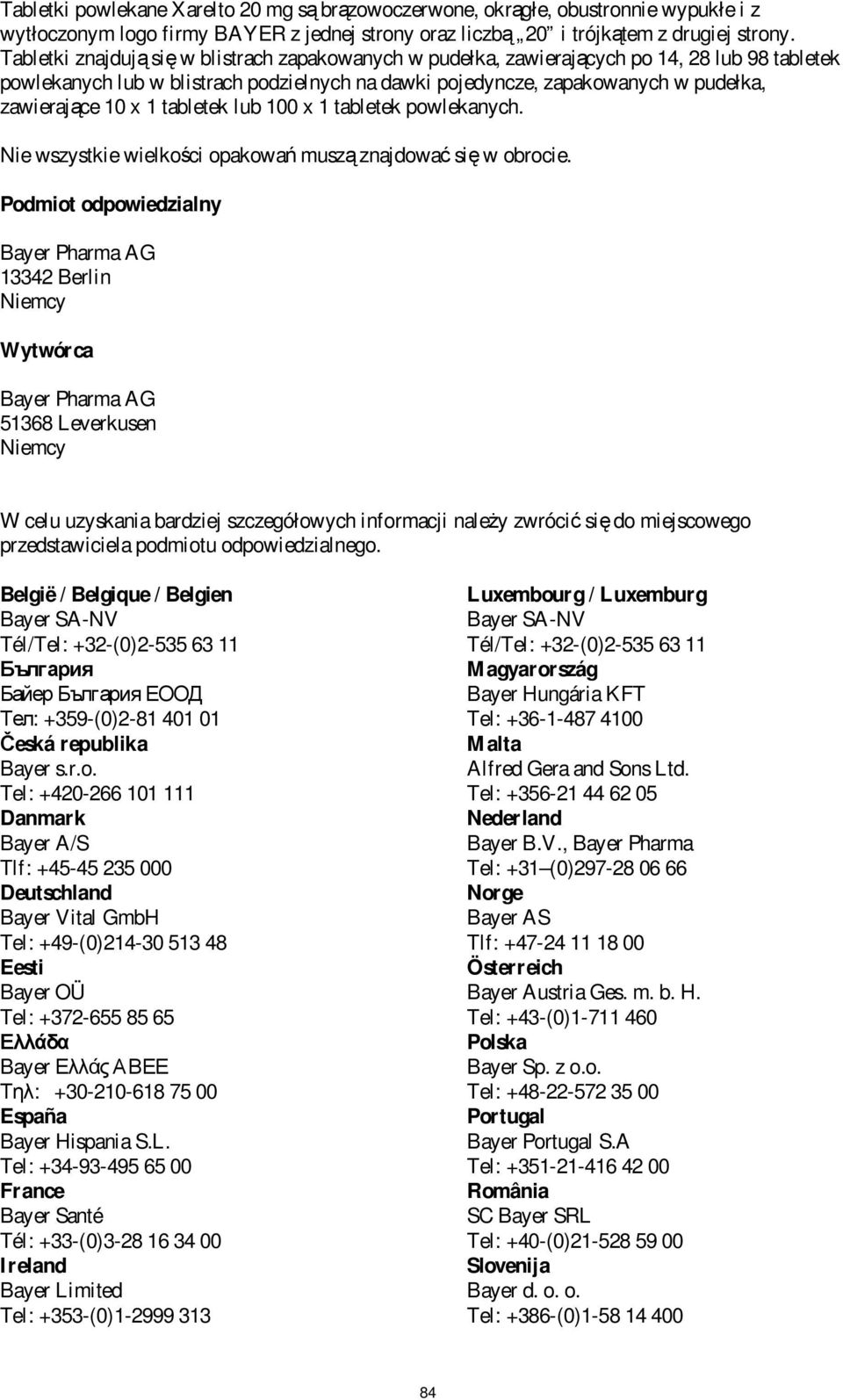 1 tabletek lub 100 x 1 tabletek powlekanych. Nie wszystkie wielkości opakowań muszą znajdować się w obrocie.