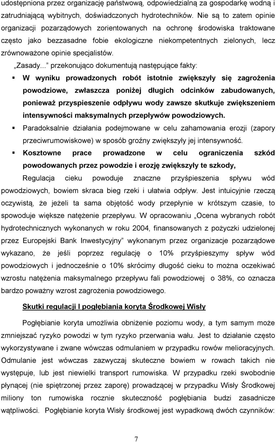 specjalistów. Zasady.