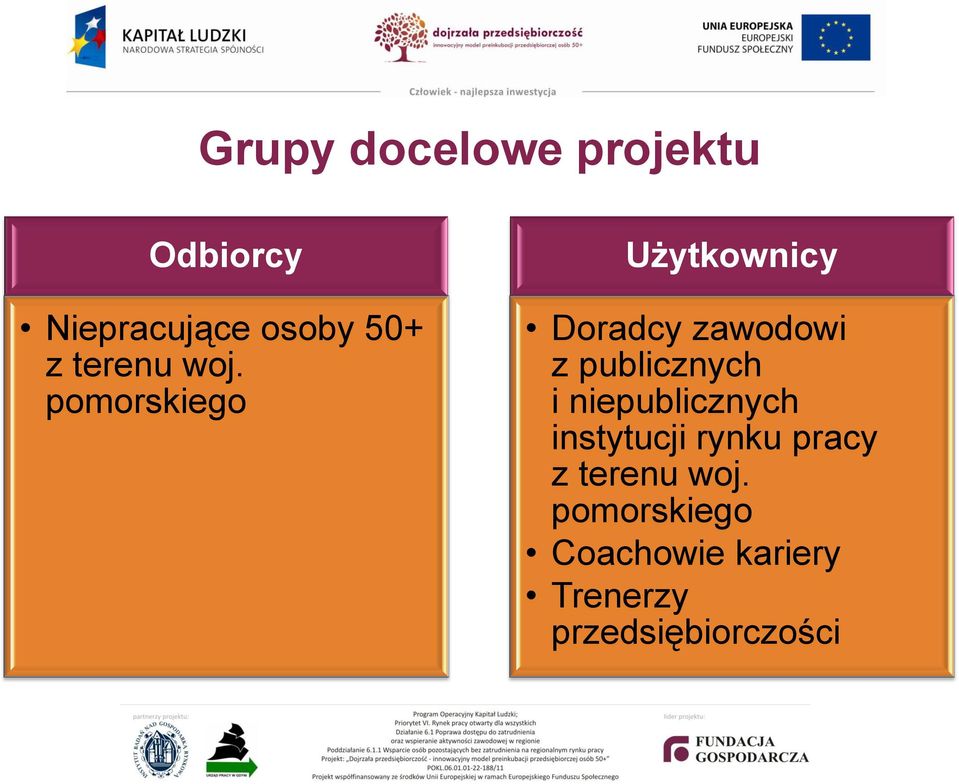 pomorskiego Użytkownicy Doradcy zawodowi z publicznych i