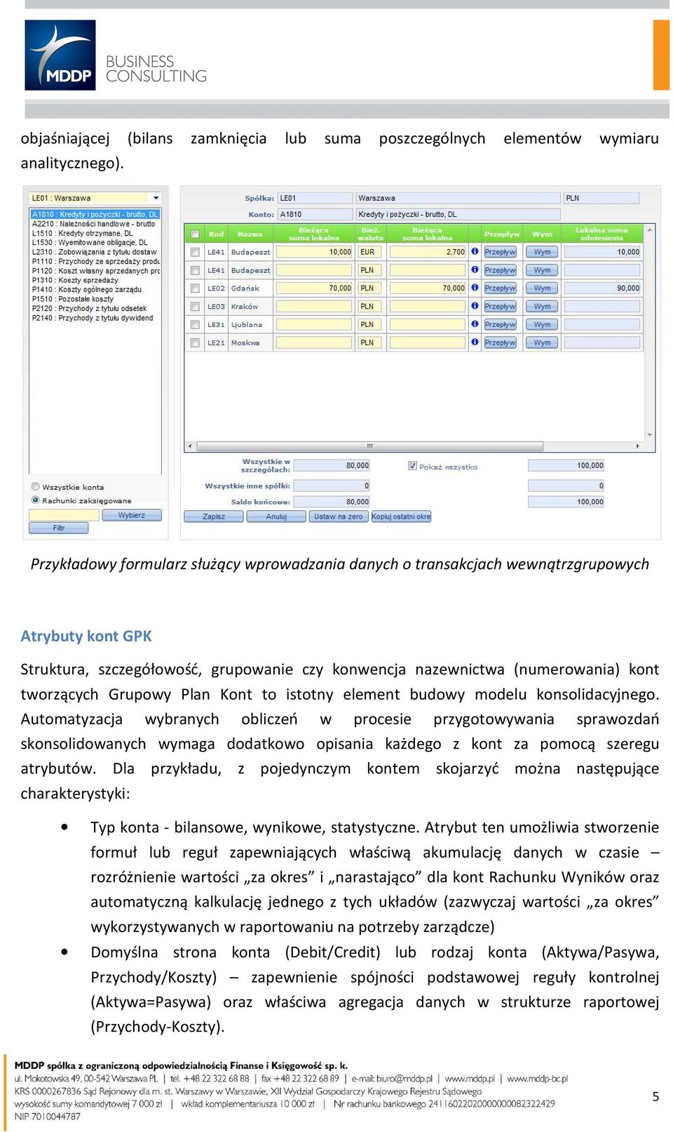 Grupowy Plan Kont to istotny element budowy modelu konsolidacyjnego.