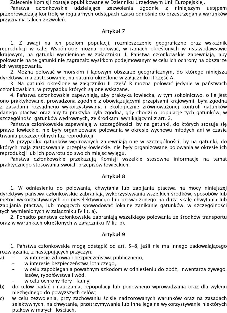 Artykuł 7 1.