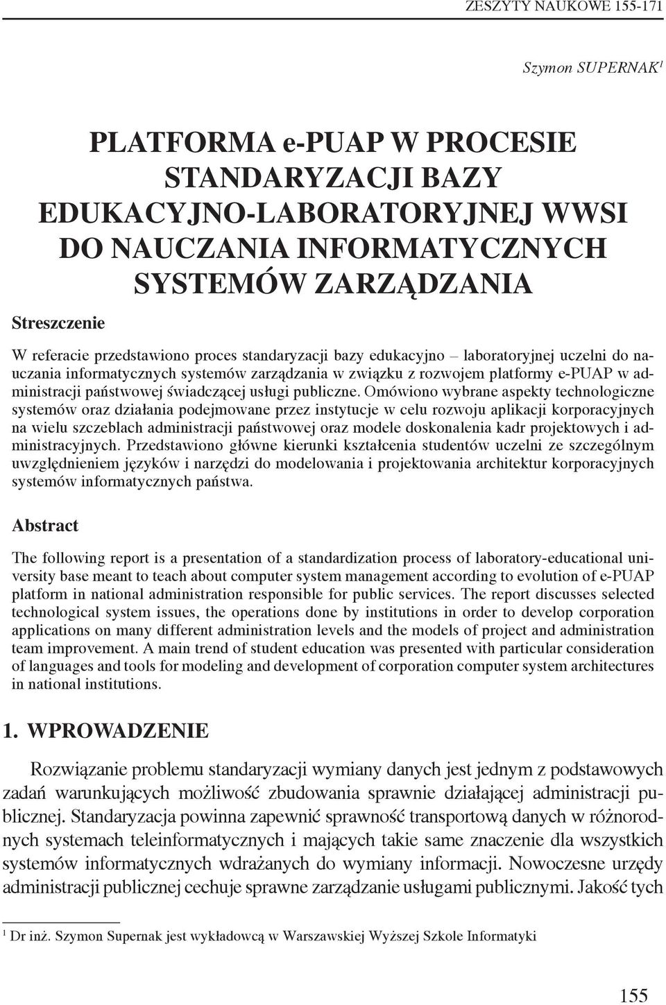 świadczącej usługi publiczne.