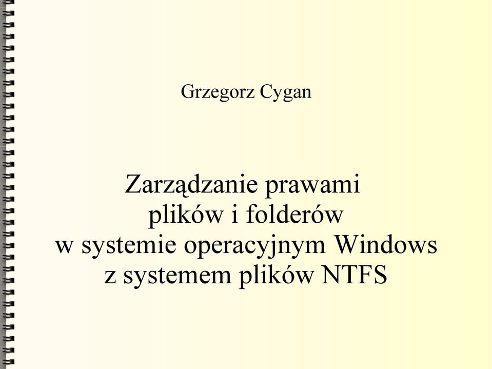 w systemie operacyjnym