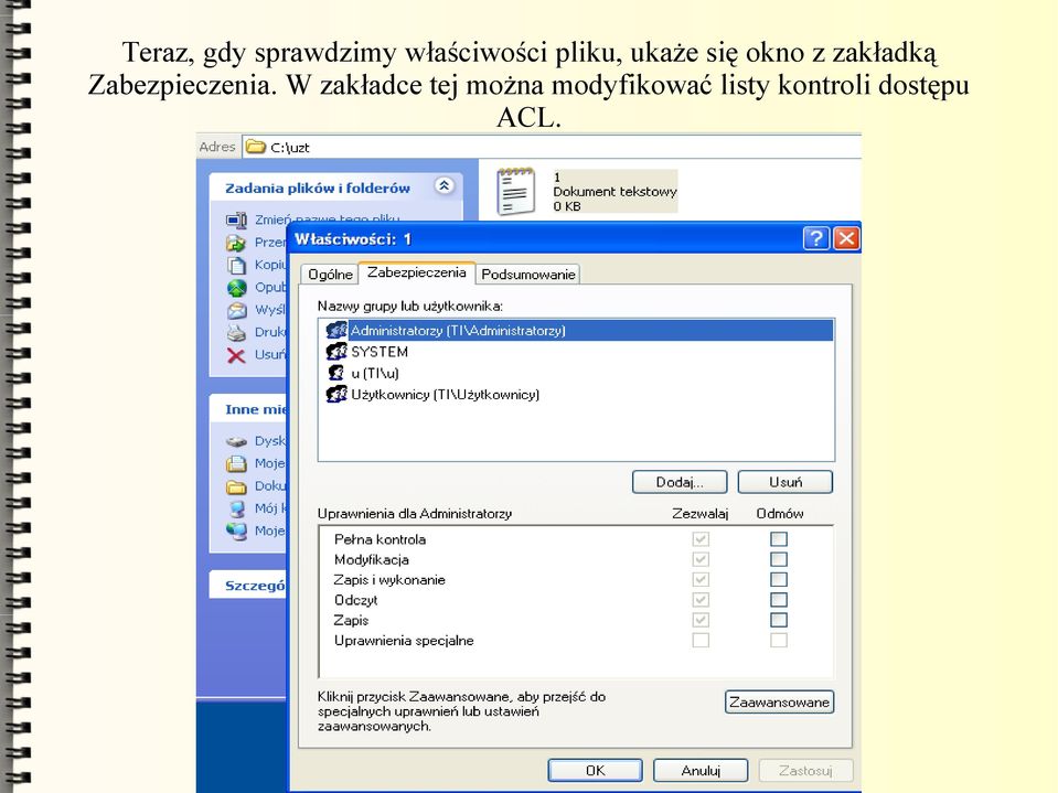 Zabezpieczenia.