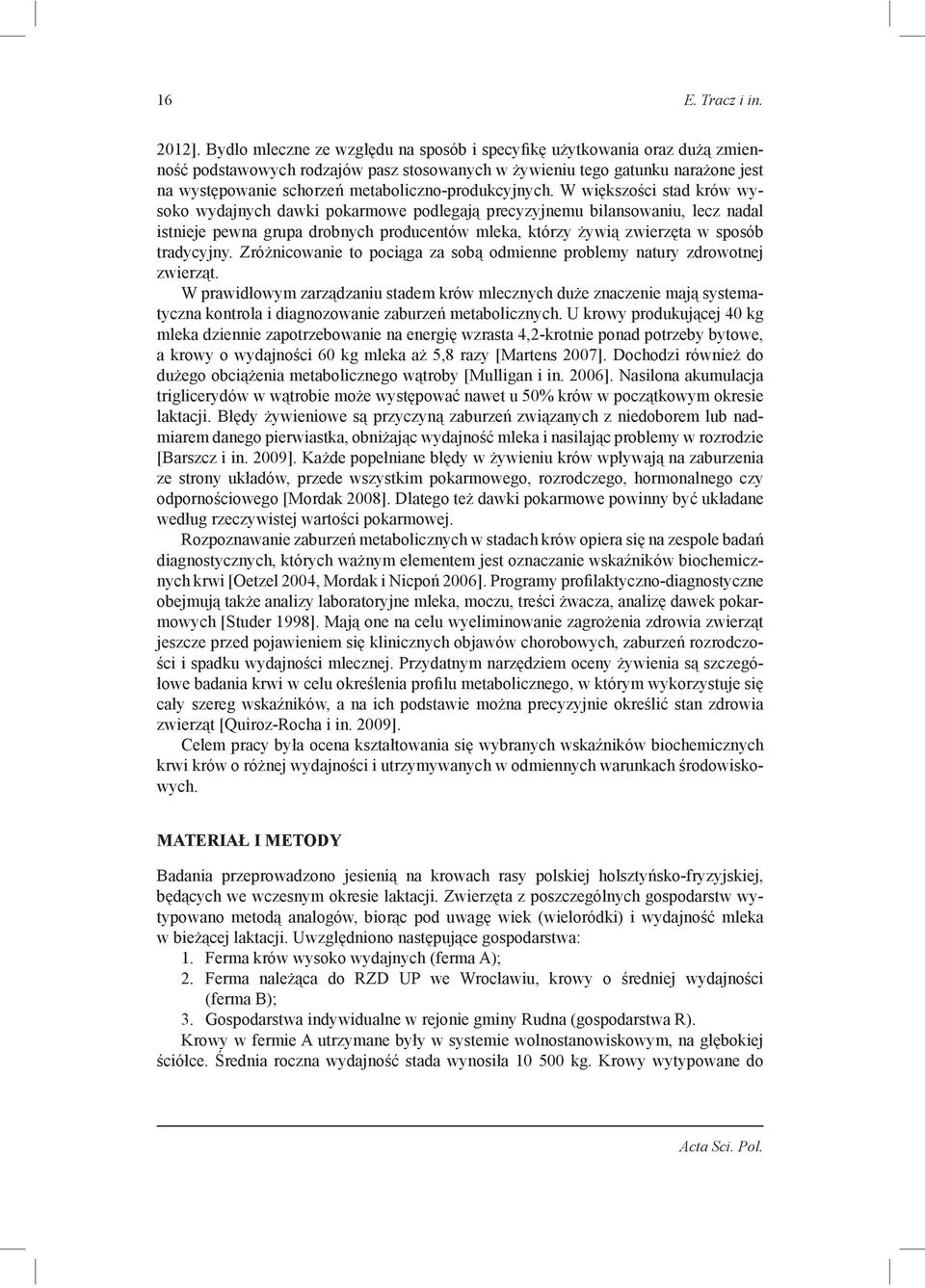 metaboliczno-produkcyjnych.
