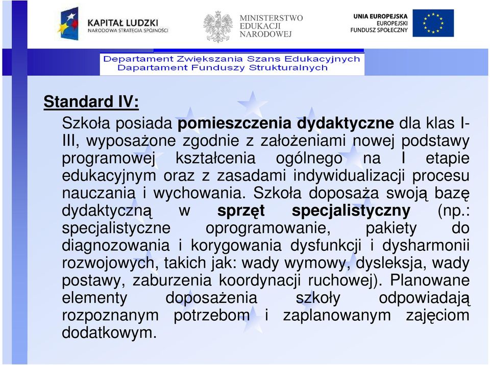 Szkoła doposaża swoją bazę dydaktyczną w sprzęt specjalistyczny (np.