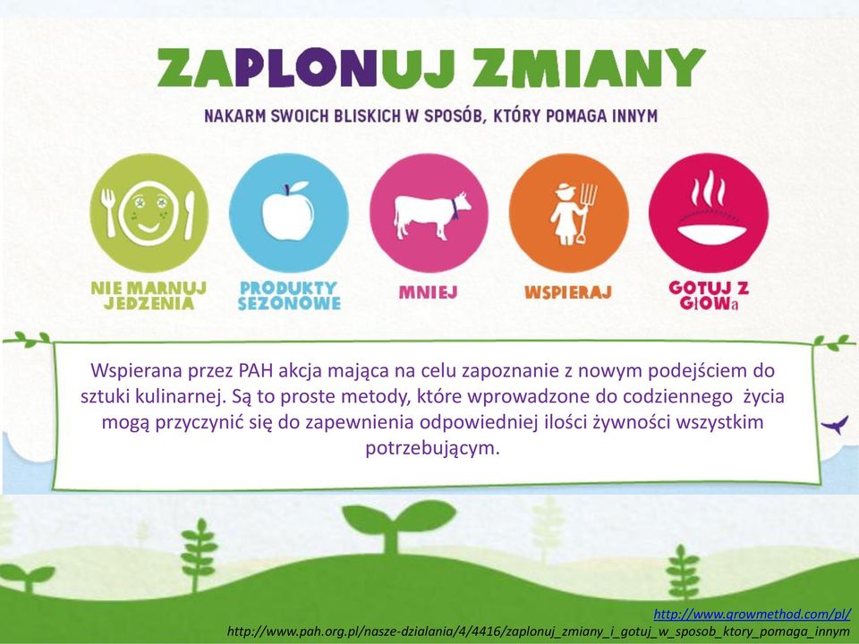 zapewnienia odpowiedniej ilości żywności wszystkim potrzebującym. http://www.growmethod.