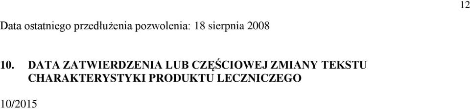 DATA ZATWIERDZENIA LUB CZĘŚCIOWEJ