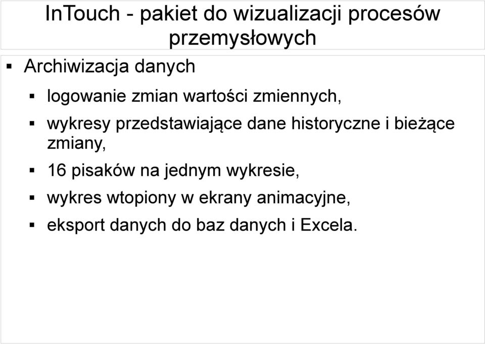 dane historyczne i bieżące zmiany, 16 pisaków na jednym wykresie,