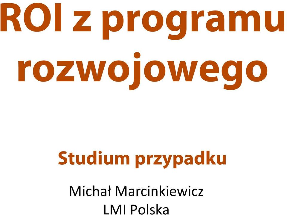 Studium przypadku