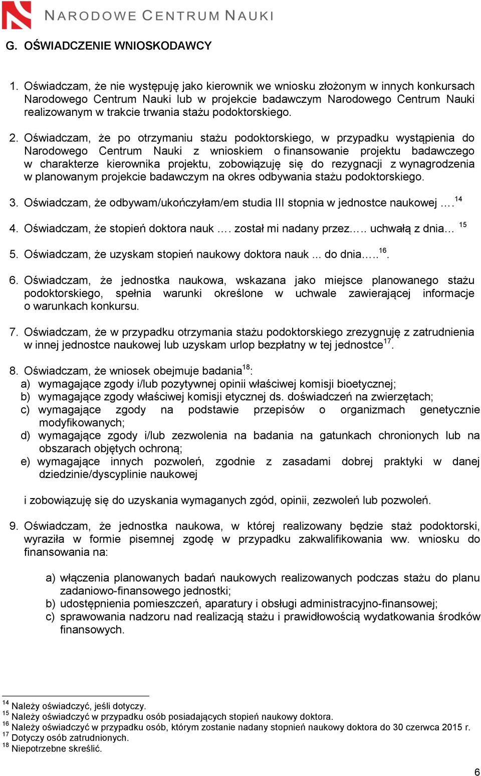 podoktorskiego. 2.